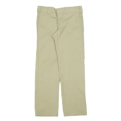 DICKIES Chino Trousers Beige Slim Straight Mens W30 L30