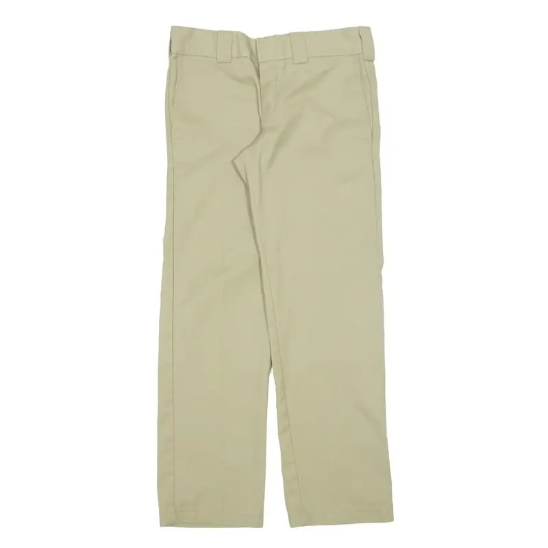 DICKIES Chino Trousers Beige Slim Straight Mens W30 L30