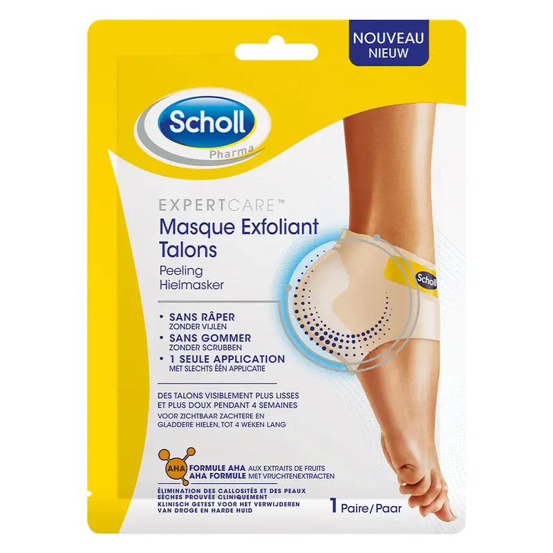 Scholl Expert Care Exfoliating Mask Heels 1 Pair