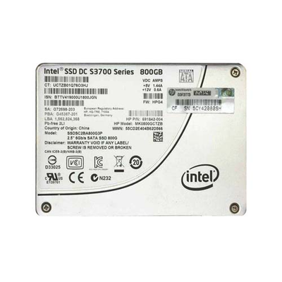 HP 691842-004 | 800GB Multi-Level-Cell SATA 6Gb/s Mainstream Endurance Hot-Pluggable 3.5-Inch Enterprise Solid State Drive fo...