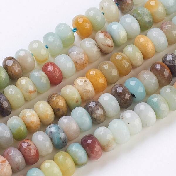 Natural Flower Amazonite Beads Strands
