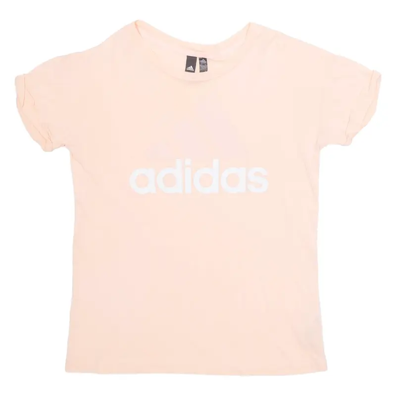ADIDAS Womens T-Shirt Pink S