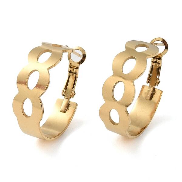 304 Stainless Steel Hoop Earrings