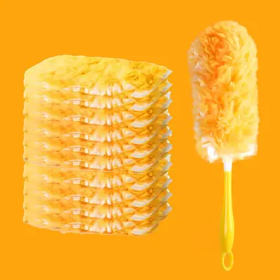 Heavy Duty Duster Refill Set without Handle, 10pcs/set Microfiber Multi-surface Duster Refill for Swiffer Heavy Duster, Dust ...