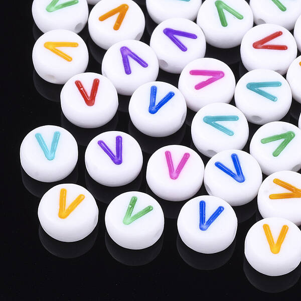 Initial Acrylic Beads