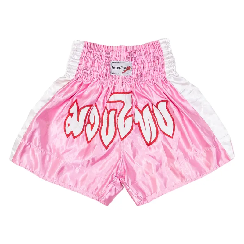 Thai Boxing Mens Sports Shorts Pink Relaxed S W22