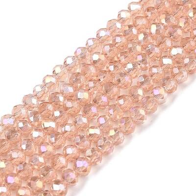 Electroplate Glass Beads Strands