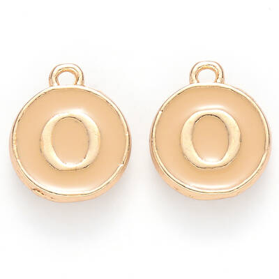 Golden Plated Alloy Enamel Charms