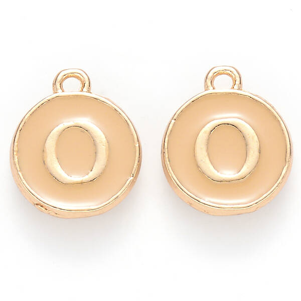 Golden Plated Alloy Enamel Charms