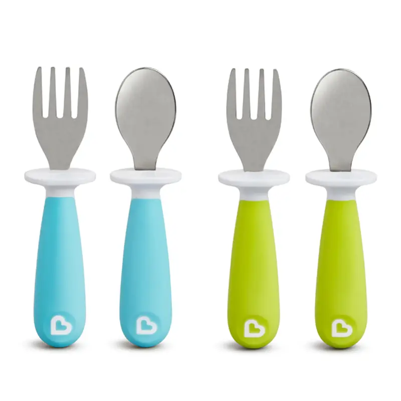 Munchkin Raise Toddler Fork & Spoon Set 4-Pack