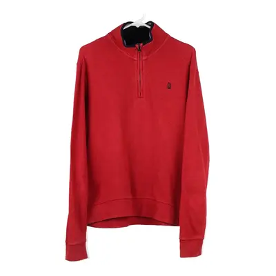 Marina Yachting 1/4 Zip - Large Red Cotton