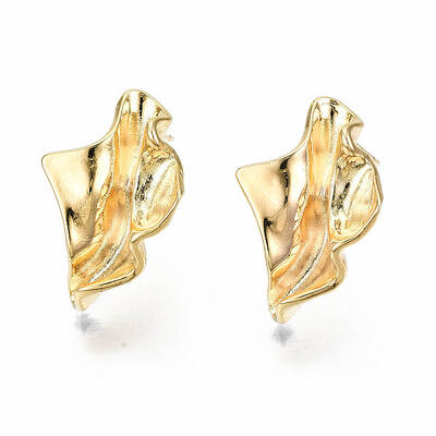 Brass Stud Earrings