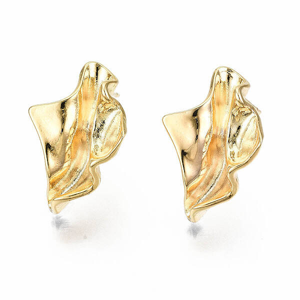 Brass Stud Earrings