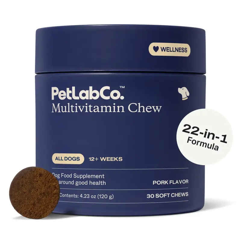 PetLab Co. Dog Multivitamin – daily multivitamin for dogs with 22 vitamins and minerals, designed to support overall health...