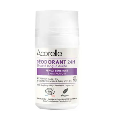 Acorelle 24h roll-on deodorant, long-lasting effectiveness Sensitive skin 50ml