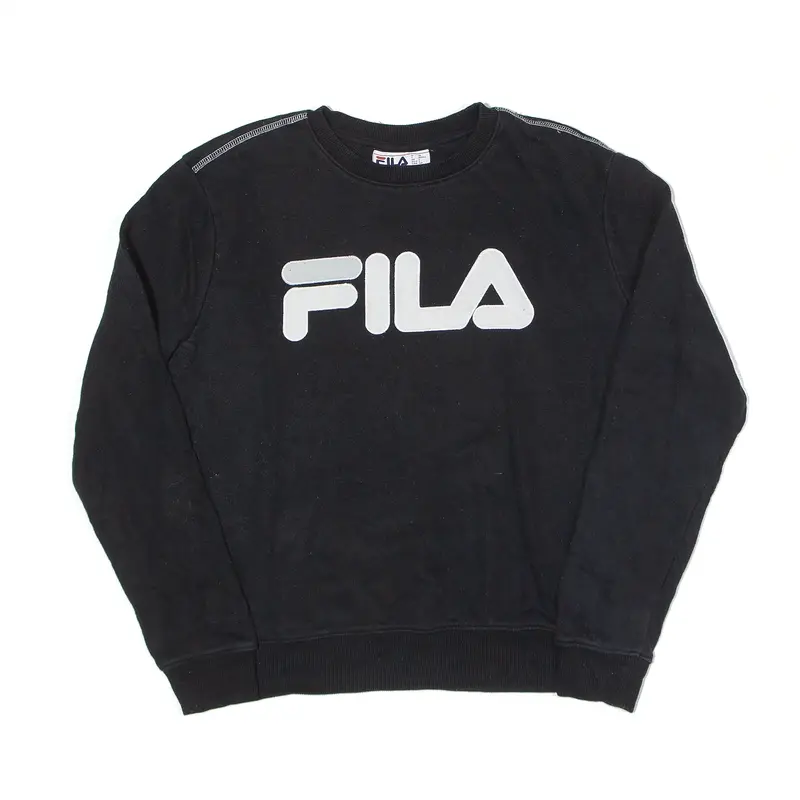 FILA Sweatshirt Black Mens S