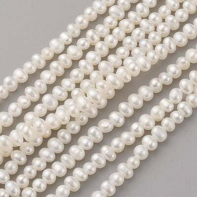 Natural Cultured Freshwater Pearl Beads Strands