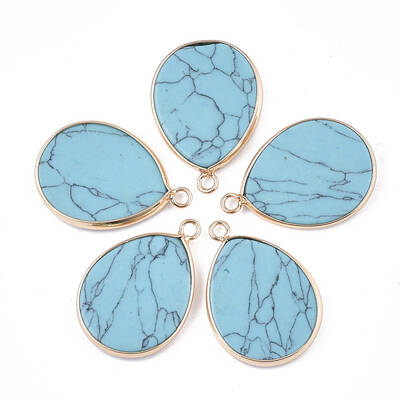 Synthetic Turquoise Pendants