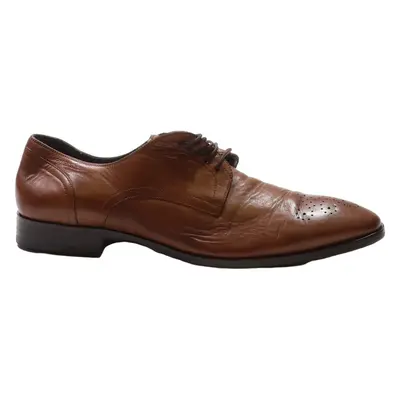 ROY ROBSON Derby Shoes Brown Leather Mens UK 8.5