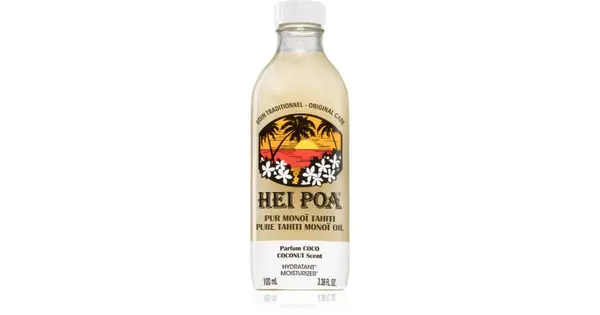 Hei Poa Pure Tahiti Monoï Coconut Multifunctional Oil For Body And Hair 100 Ml