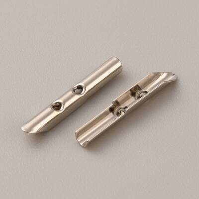 500Pcs Brass Folding Crimp Ends