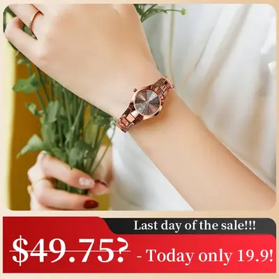 BOGEVNOR Women's Watch Ins Minimalist Style 2025 Water Resistant Luminous Adjustable Strap Elegant Stylish Design