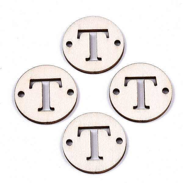 Unfinished Natural Poplar Wood Links Connectors