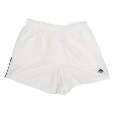 ADIDAS Mens Swimming Shorts White L W30