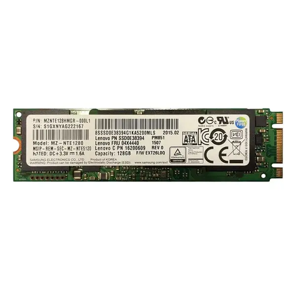 SSD0E38394 Lenovo 128GB TLC SATA 6GB/s M.2 2280 Internal Solid State Drive