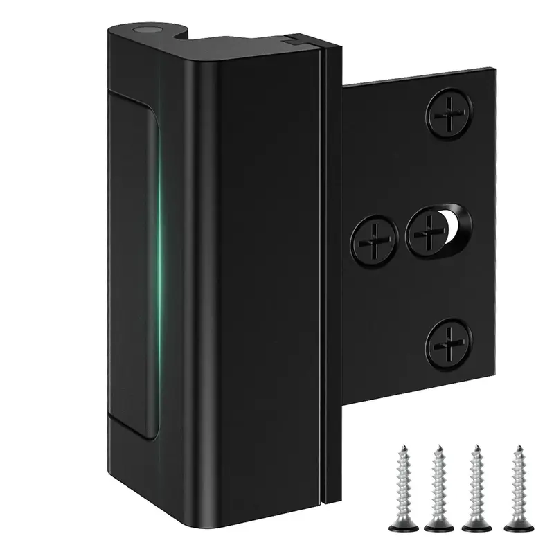 Home Security Door Lock with Screws, Summer Security Door Reinforcement Lock, Childproof Door Lock Defender, Door Guardian S...