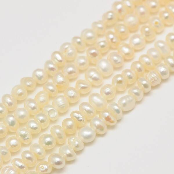 Grade AA Natural Cultured Freshwater Pearl Beads Strands