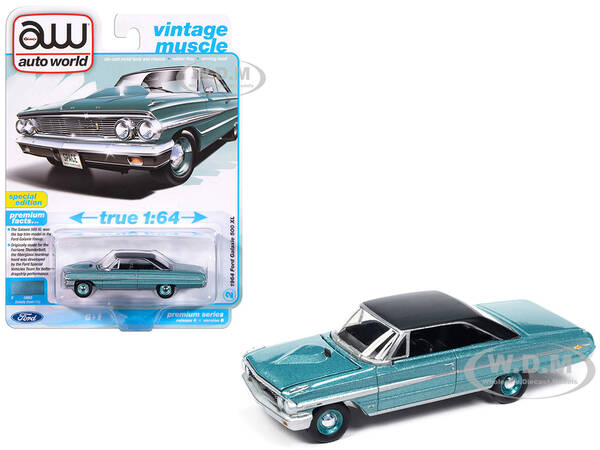 1964 Ford Galaxie 500 XL Dynasty Green Metallic with Black Top \