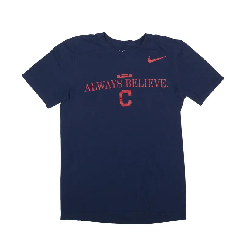 NIKE Always Believe USA T-Shirt Blue Short Sleeve Mens S