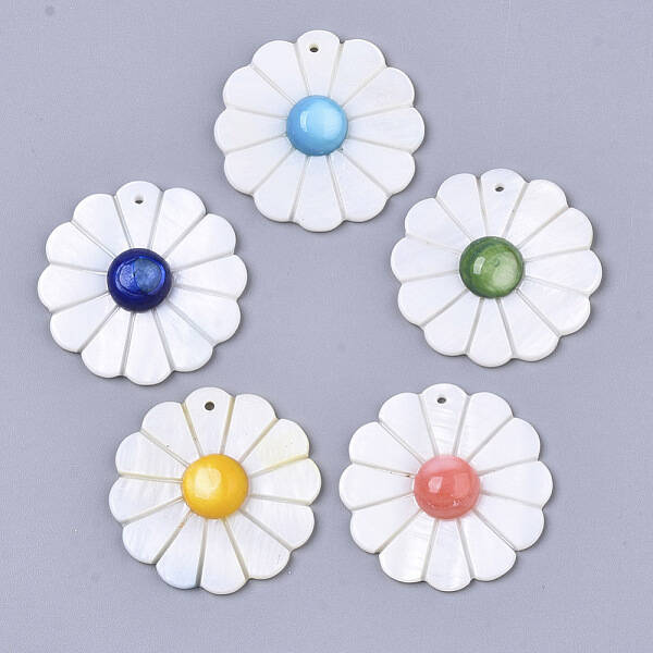 Natural Freshwater Shell Pendants