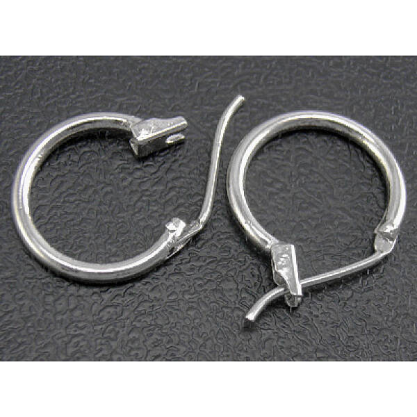 Brass Hoop Earrings