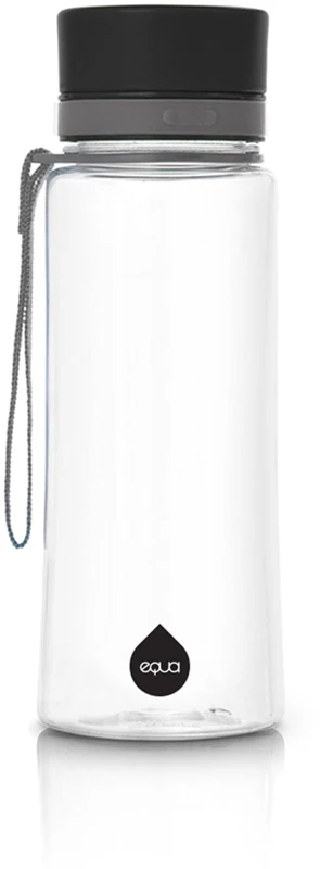 Equa Plain water bottle black color 600 ml