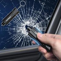 Multifunction Car Emergency Escape Tool, 3 In 1 Car Window Breaker Hammer & Seatbelt Cutter & Keychain, Auto Safety Accessori...