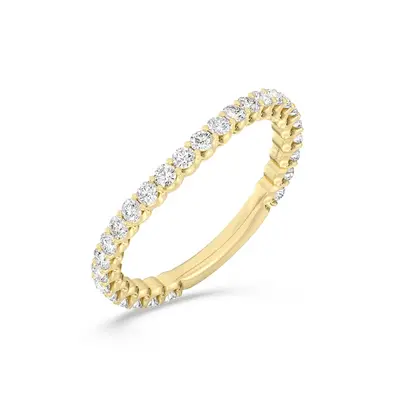 14K Gold Round Lab Created Diamond Custom Wedding Ring D Color VVS1-VS1 Clarity 3EX