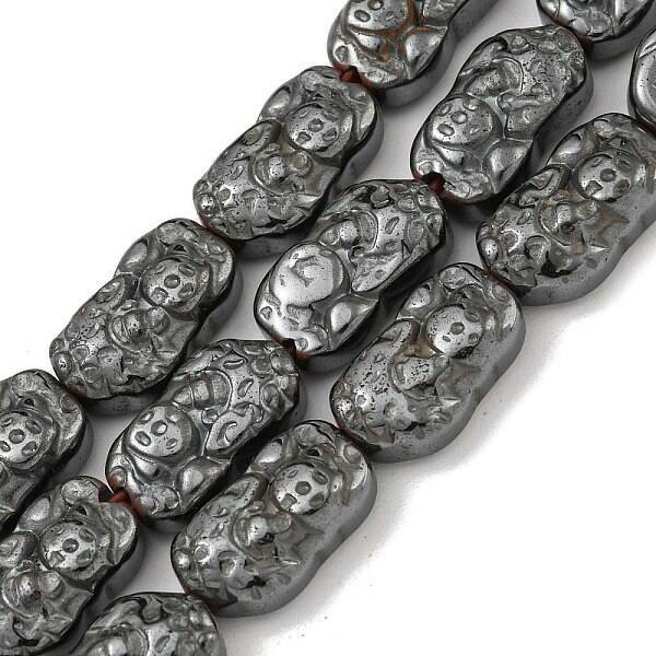 Non-magnetic Synthetic Hematite Beads Strands