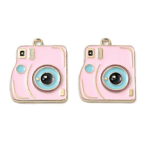 Rack Plating Alloy Enamel Pendants