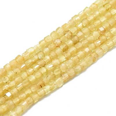 Natural Yellow Apatite Beads Strands