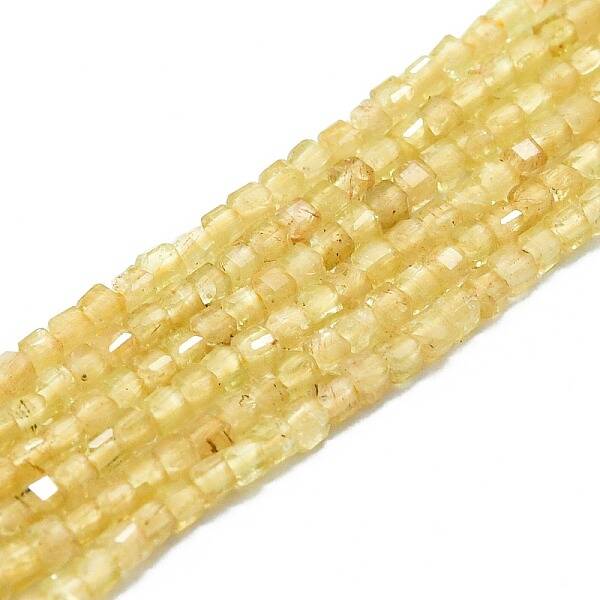 Natural Yellow Apatite Beads Strands