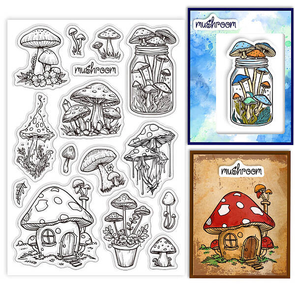 Custom Summer Theme PVC Plastic Clear Stamps