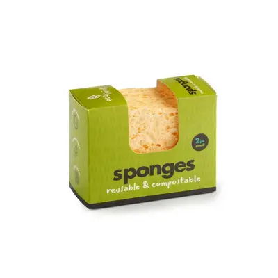 Compostable UK Sponge | Size: 2 Pack Wavy