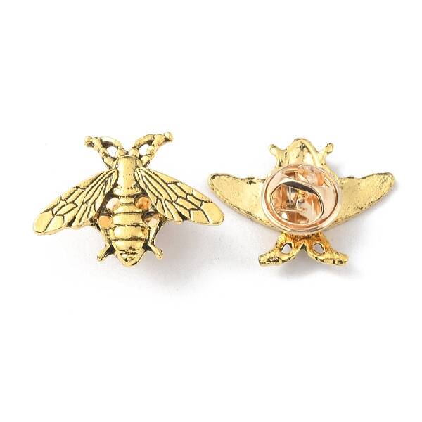 Alloy Bees Lapel Pin