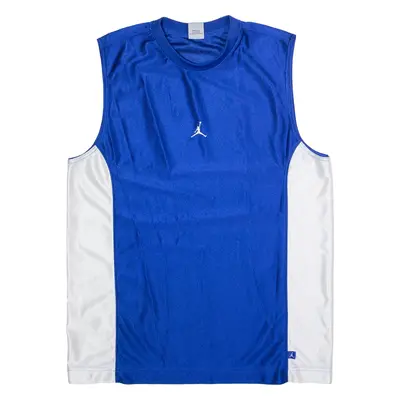 AIR JORDAN Basketball Mens Jersey Blue Sleeveless High Neck M