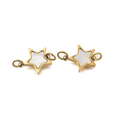 Ion Plating(IP) 304 Stainless Steel Connector Charms