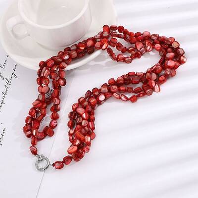 Bohemian Shell Chip 3 Layer Necklaces