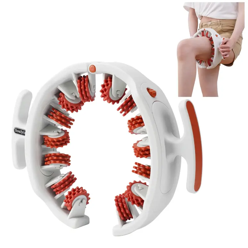 Soulyis Cellulite Manual Push-Pull Roller -  Deep Tissue Pain Relief, Body Sculpting, Anti-Inflammation and Fast Recovery, Pi...