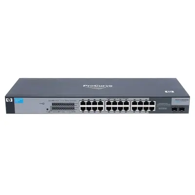 HP J9080A#ABB | ProCurve 1700 Series 1700-24 22 x RJ-45 Ports 10/100Base-TX + 2 x Dual Personality RJ-45/SFP (mini-GBIC) Port...